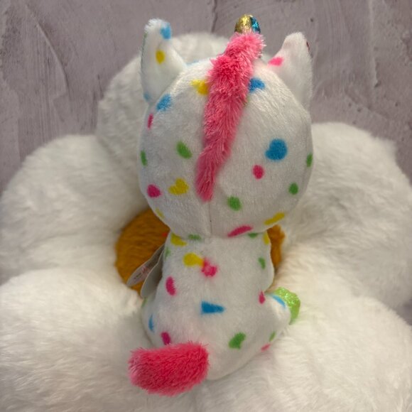 Harmonie TY Beanie Boos Unicorn Polka Dot Plush Stuffie 2020 (SKU: 274TO) - Picture 2 of 12